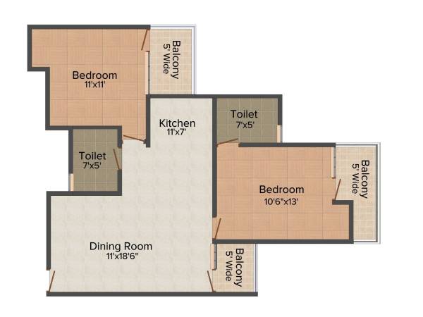 floorPlan of Keltech Imperial Greens